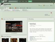 Tablet Screenshot of dheprimdity.deviantart.com