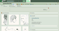 Desktop Screenshot of monsieurbleuchat.deviantart.com