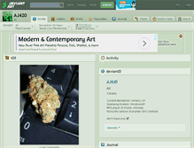 Tablet Screenshot of aj420.deviantart.com