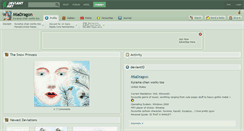 Desktop Screenshot of miadragon.deviantart.com