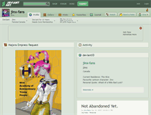 Tablet Screenshot of jinx-fans.deviantart.com