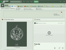 Tablet Screenshot of elhot.deviantart.com