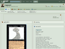 Tablet Screenshot of magnaoni.deviantart.com