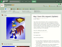 Tablet Screenshot of fireminion.deviantart.com