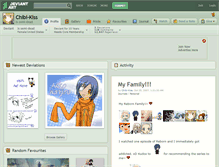 Tablet Screenshot of chibi-kiss.deviantart.com