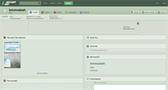 Desktop Screenshot of belumadalah.deviantart.com