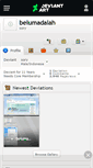Mobile Screenshot of belumadalah.deviantart.com