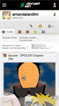 Mobile Screenshot of amandalandim.deviantart.com