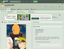 Tablet Screenshot of amandalandim.deviantart.com