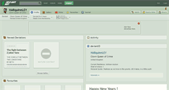 Desktop Screenshot of harquinnley.deviantart.com