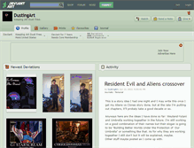 Tablet Screenshot of dustingart.deviantart.com