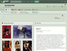 Tablet Screenshot of kerrieanndaly.deviantart.com