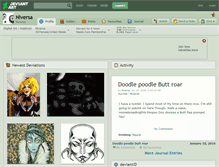 Tablet Screenshot of niversa.deviantart.com