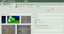 Desktop Screenshot of pikachusweet.deviantart.com