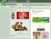 Tablet Screenshot of futurama-forever.deviantart.com