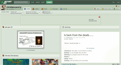 Desktop Screenshot of christiancaverly.deviantart.com