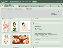 Tablet Screenshot of nintendoh.deviantart.com