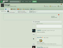 Tablet Screenshot of fenixgfx.deviantart.com