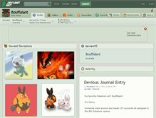 Tablet Screenshot of bouffalant.deviantart.com