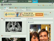 Tablet Screenshot of anime-reality.deviantart.com