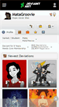 Mobile Screenshot of matagroovie.deviantart.com