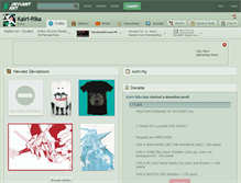 Tablet Screenshot of kairi-rika.deviantart.com