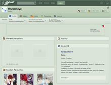 Tablet Screenshot of mnesomeye.deviantart.com