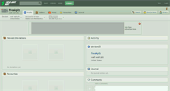 Desktop Screenshot of freakplz.deviantart.com