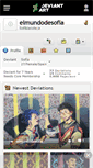 Mobile Screenshot of elmundodesofia.deviantart.com