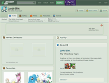 Tablet Screenshot of luvbi-spm.deviantart.com