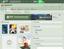 Tablet Screenshot of alexverc18.deviantart.com