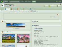 Tablet Screenshot of lcphotography.deviantart.com