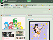 Tablet Screenshot of phuong09.deviantart.com