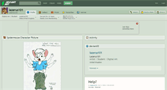 Desktop Screenshot of lazerus101.deviantart.com