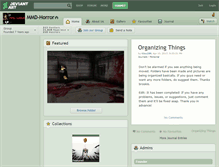 Tablet Screenshot of mmd-horror.deviantart.com