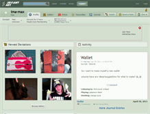 Tablet Screenshot of ima-max.deviantart.com