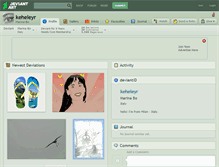 Tablet Screenshot of keheleyr.deviantart.com
