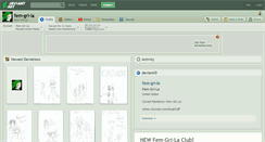 Desktop Screenshot of fem-gri-la.deviantart.com