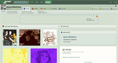 Desktop Screenshot of jesuswilhelmina.deviantart.com
