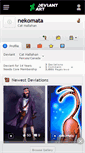 Mobile Screenshot of nekomata.deviantart.com
