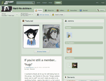 Tablet Screenshot of nani-no-anime.deviantart.com