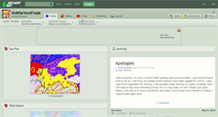 Desktop Screenshot of notthevorefreak.deviantart.com