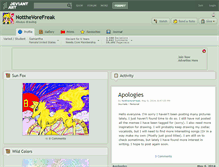 Tablet Screenshot of notthevorefreak.deviantart.com
