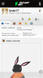 Mobile Screenshot of lyxas17.deviantart.com