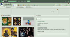 Desktop Screenshot of mandana2000.deviantart.com