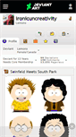 Mobile Screenshot of ironicuncreativity.deviantart.com