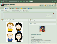 Tablet Screenshot of ironicuncreativity.deviantart.com