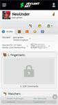 Mobile Screenshot of neounder.deviantart.com