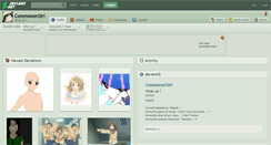 Desktop Screenshot of commonergirl.deviantart.com