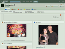 Tablet Screenshot of kibadoglover45.deviantart.com